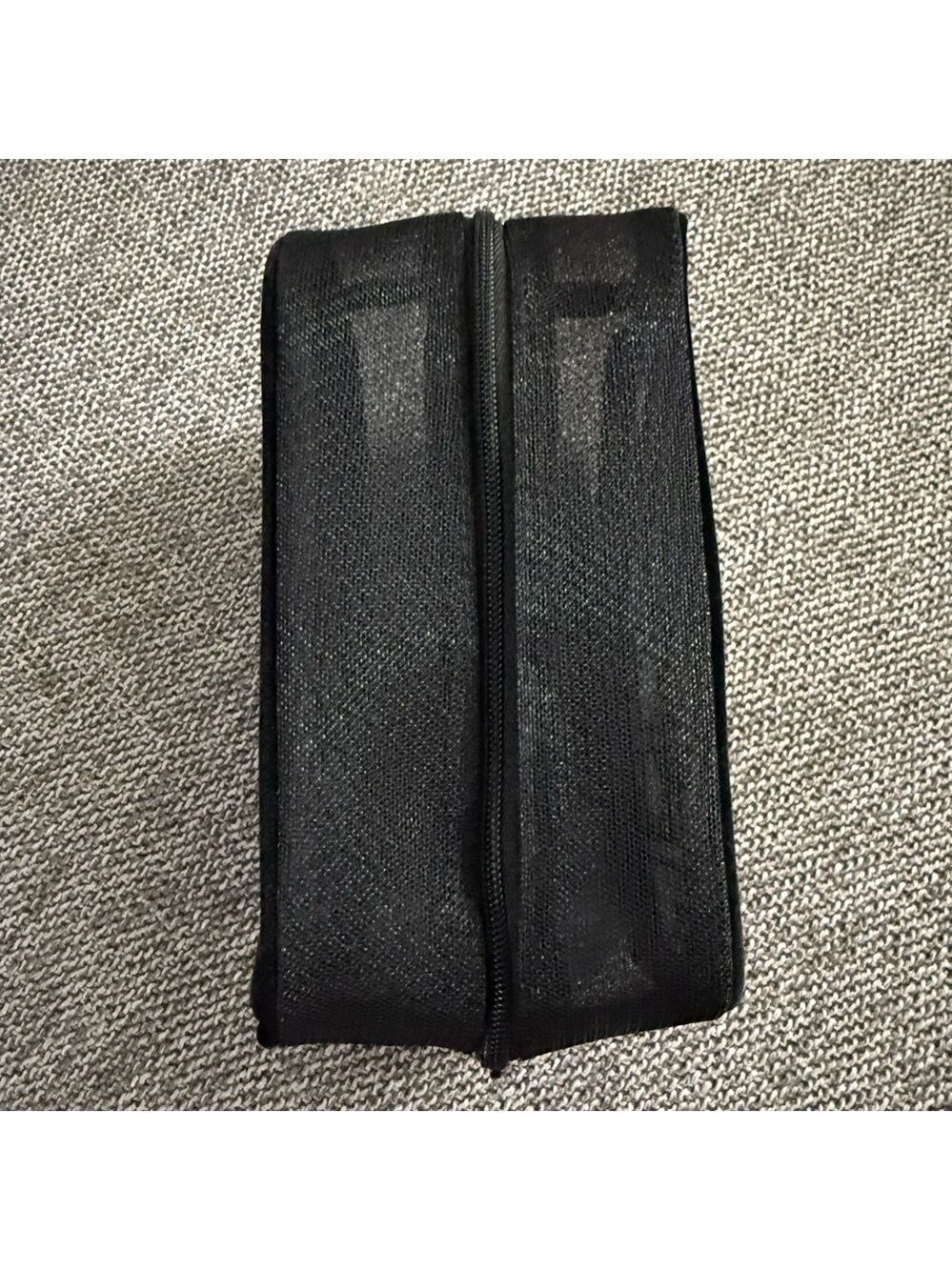 Dior Beauty Makeup Bag Mesh Black Small Pouch Gift Luxury Authentic - Picture 10 of 16